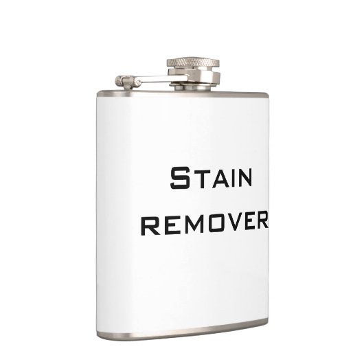 Witziger "Fleckenentferner" Flachmann (Rechts)