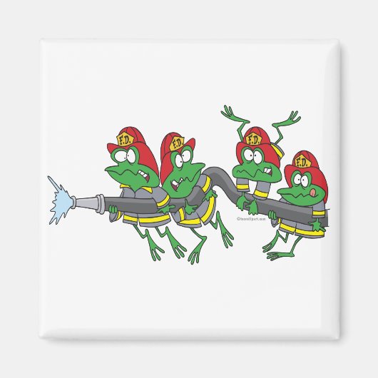 Witziger Froschfrosch Magnet (Vorne)