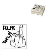 Witziger Frustrationsausdruck (Fake f-bomb) v1 Gummistempel (Stempel)