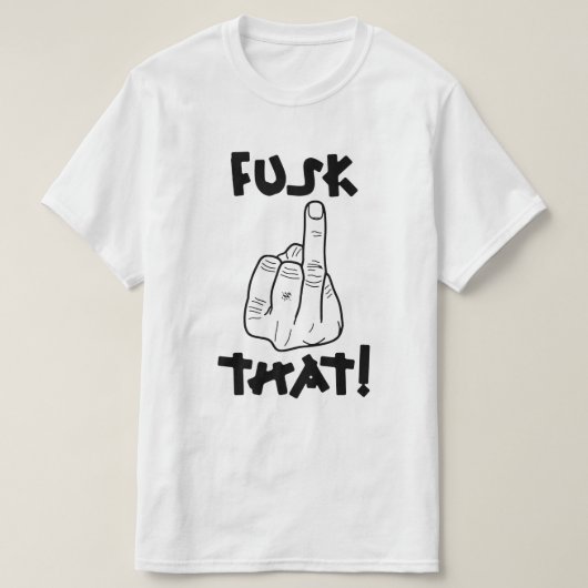 Witziger Frustrationsausdruck (Fake f-bomb) v2 T-Shirt (Design vorne)