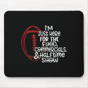 Witziger Fußball, den ich für das Essen und die Hä Mousepad