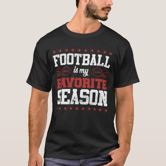 Witziger Fußball ist meine Lieblingssaison T-Shirt (Vorderseite)