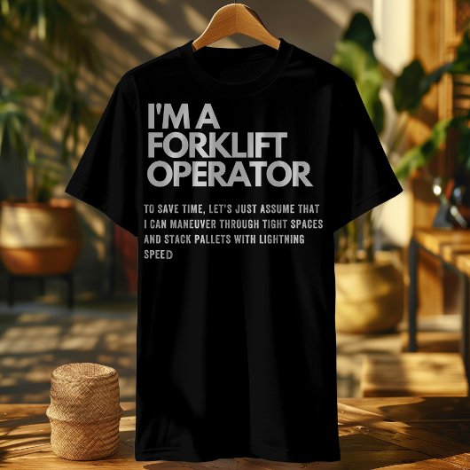 witziger Gabelstaplerbescheid Hoodie