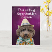 Witziger Geburtstag Karte (Gelbe Blume)