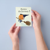 Witziger Halloween-Flyer mit Hexenkürbis Flyer (Gruppe)