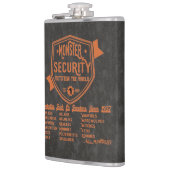 Witziger Halloween-Sicherheitsgeist Flachmann (Links)