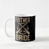 Witziger Hochzeitvater der Brautjagd Kaffeetasse (Links)