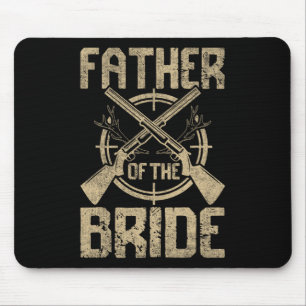 Witziger Hochzeitvater der Brautjagd Mousepad