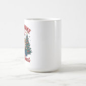 Witziger Humor Trump, ich werde zu Weihnachten Zuh Kaffeetasse (Mittel)