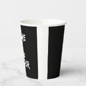 witziger Hundedesign für Tierärzte Pappbecher (Links)