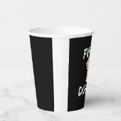 witziger Hundedesign für Tierärzte Pappbecher (Rechts)
