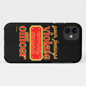 witziger iPhone 11-Fall "IHRE GEFÜHLE..." Case-Mate iPhone Hülle (Rückseite (Horizontal))