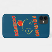 witziger iPhone-Fall "I DUNNO.." Case-Mate iPhone Hülle (Rückseite (Horizontal))