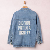 witziger IT-Support-Mitarbeiter Jeansjacke (Hangar)