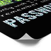 witziger IT-Witz für Büroassistent Poster (Ecke)