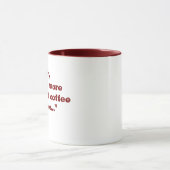 Witziger Kaffee-Stress-Tasse Tasse (Zentrum)