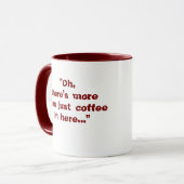Witziger Kaffee-Stress-Tasse Tasse (Vorderseite Links)