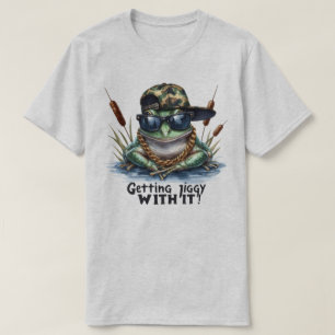 Witziger Kröten-Grafik-Shirt mit dem Spruch "Getti T-Shirt