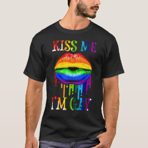 Witziger Kuss, ich bin homosexuell lesbisch T-Shirt