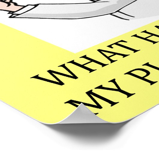 witziger Labrador Poster (Ecke)