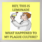 witziger Labrador Poster (Vorne)