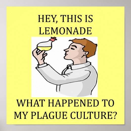 witziger Labrador Poster (Vorne)