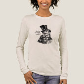 Witziger Lord Karikatur Tri-Blend Shirt (Vorderseite)