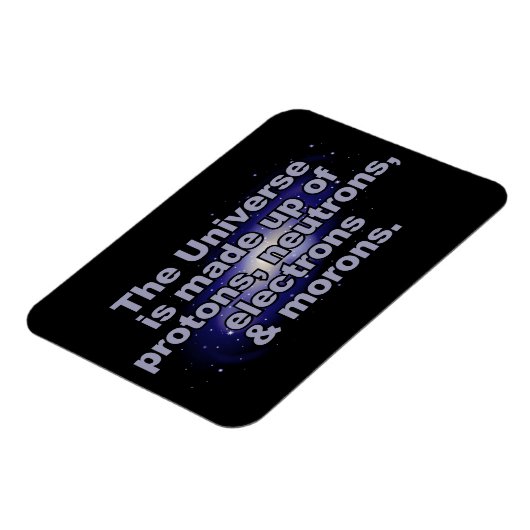 Witziger Magnet "Das Universum" (Linke Seite)