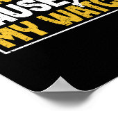 Witziger Marathon beim Kollaps Poster (Ecke)