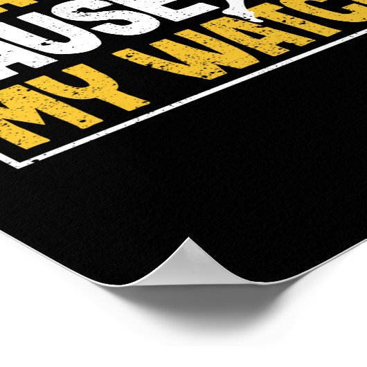 Witziger Marathon beim Kollaps Poster (Ecke)