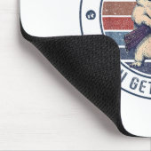 Witziger Mops mit Waffen - Chaos mit dem Mops, den Mousepad (Ecke)