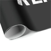 witziger Mountainbike-Crash-Schwung wiederholen Geschenkpapier (Rolleneckpunkt)