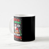 Witziger Neustart von Santas Tech-Support-Weihnach Kaffeetasse (Vorderseite Links)