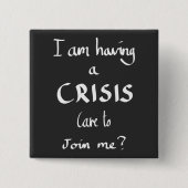 Witziger Notizzettel Witty Work Spaß Joke Button (Vorderseite)