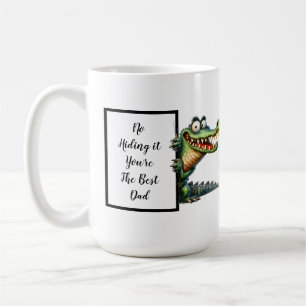 Witziger Papa-Geschenk mit lustiger und eigenartig Kaffeetasse