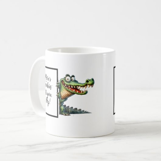 Witziger Papa-Geschenk mit lustiger und eigenartig Kaffeetasse (Vorderseite Links)