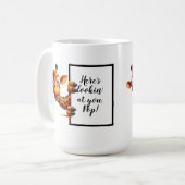 Witziger Papa-Geschenk mit lustiger und sonderbare Kaffeetasse (Vorderseite Links)