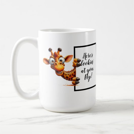 Witziger Papa-Geschenk mit lustiger und sonderbare Kaffeetasse (Links)