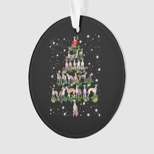 witziger Peitschenschmuck Ornament (Vorderseite)