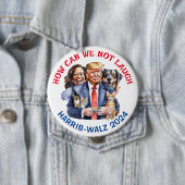 Witziger politischer Humor | Stimme für Kamala But Button (Beispiel)