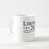 Witziger politischer Name Lebowski - Politische Wa Kaffeetasse (Vorderseite Links)