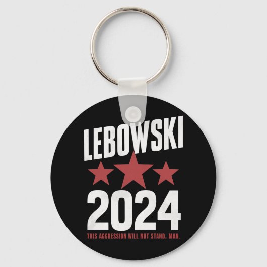 Witziger politischer Name Lebowski - politische Wa Schlüsselanhänger (Vorderseite)