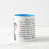 Witziger Rat eines Elefanten Tasse (Zentrum)