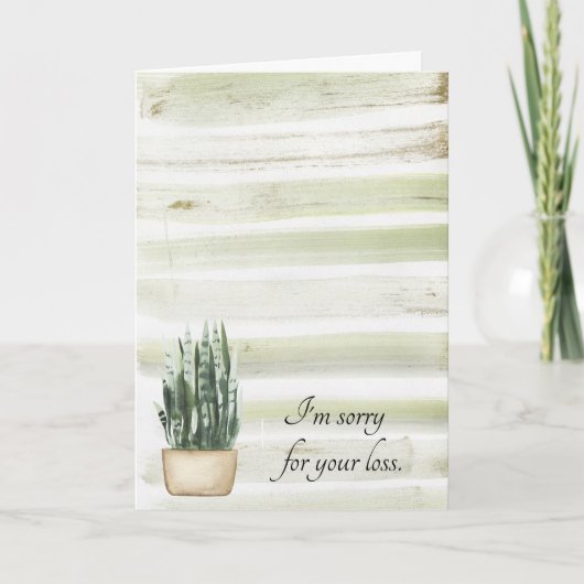 Witziger Rücktritt Entschuldigung für Ihren Verlus Karte (Vorderseite)