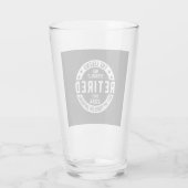 witziger Ruhestand 2024 Glas (Rückseite)