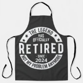 witziger Ruhestand 2024 Schürze (Vorderseite)