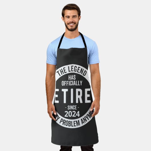 witziger Ruhestand 2024 Schürze (Getragen)