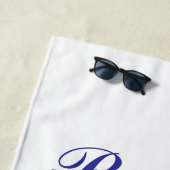 witziger Ruhestand in der Sonne Strandtuch (Beispiel)