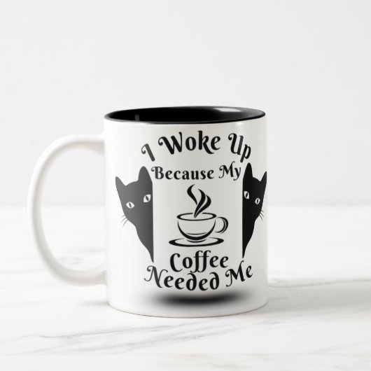 Witziger Schlamm, den ich Weckte, weil mein Kaffee Zweifarbige Tasse (Links)