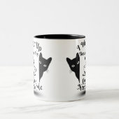 Witziger Schlamm, den ich Weckte, weil mein Kaffee Zweifarbige Tasse (Mittel)